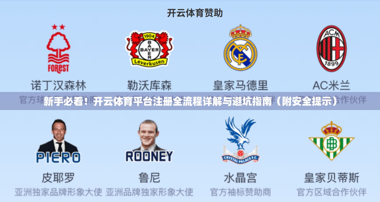 新手必看！开云体育平台注册全流程详解与避坑指南（附安全提示）