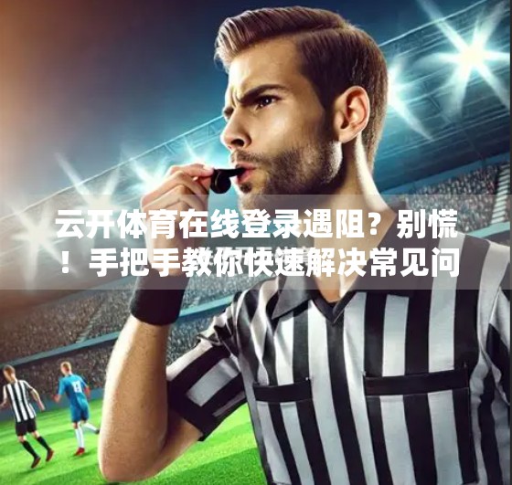 云开体育在线登录遇阻？别慌！手把手教你快速解决常见问题！