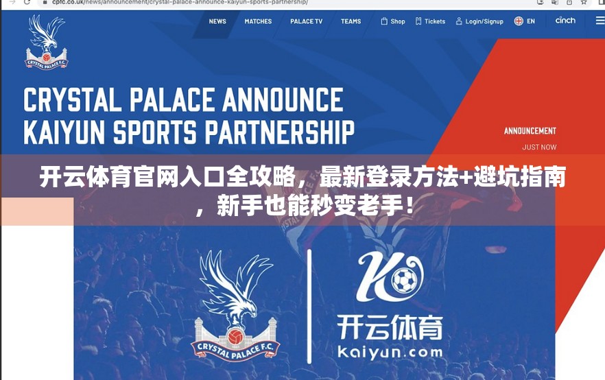 开云体育官网入口全攻略，最新登录方法+避坑指南，新手也能秒变老手！