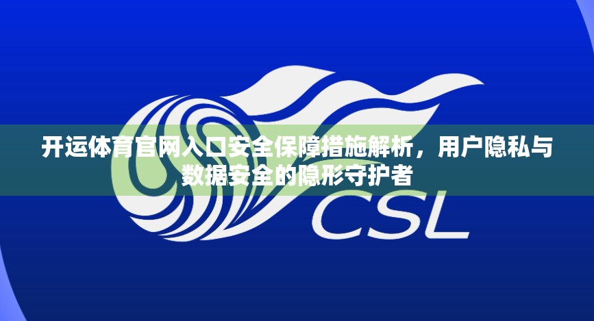 开运体育官网入口安全保障措施解析，用户隐私与数据安全的隐形守护者